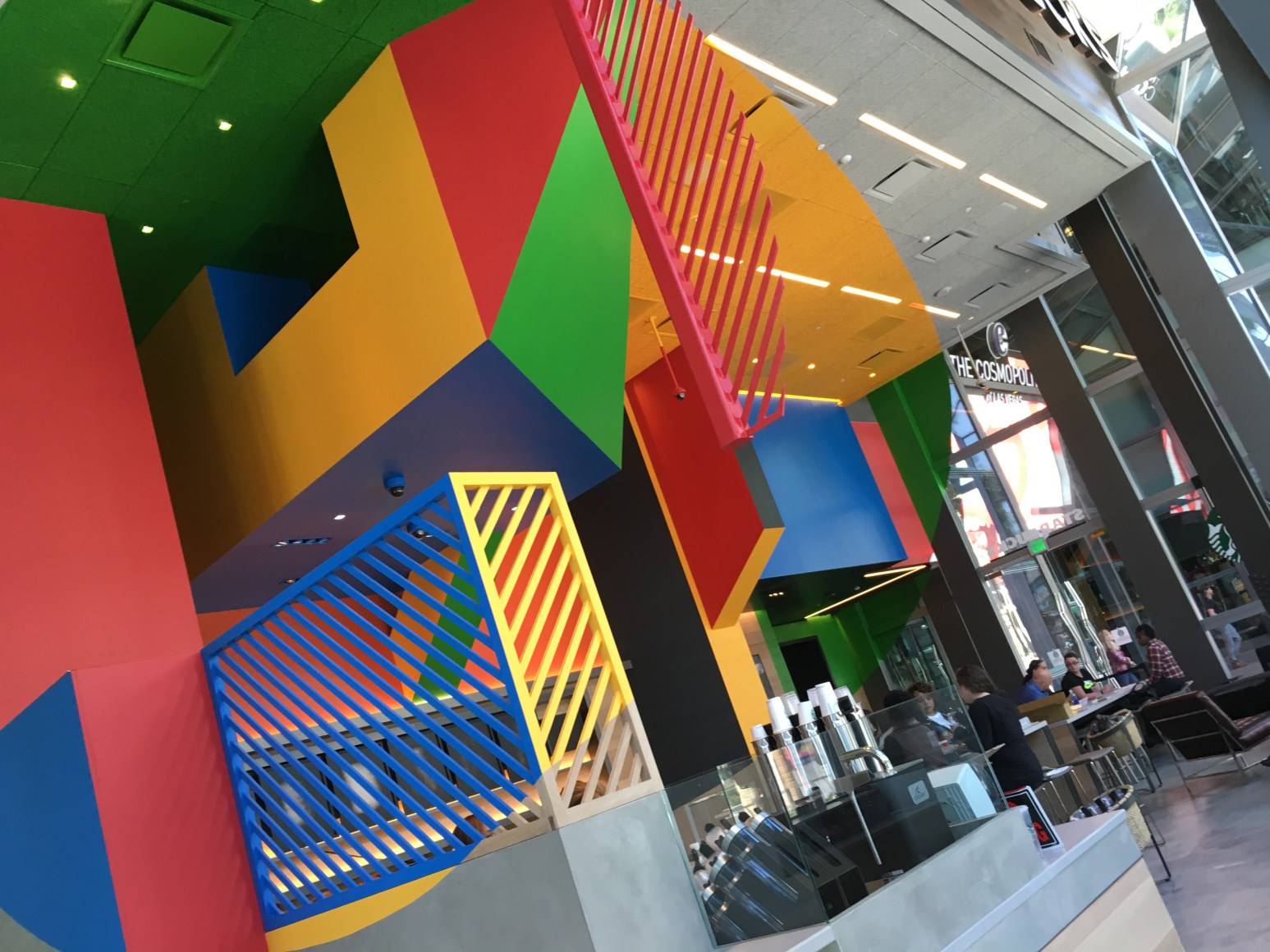 Details of Georges Rousse permanent installation - Cosmopolitan Hote, Las Vegas l 2016