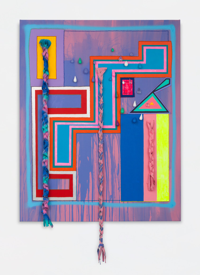 Sarah Cain three braids, 2017