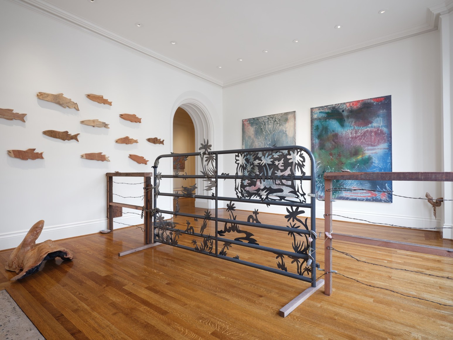 Saif Azzuz Huem-chor O&rsquo; weych-pues (Welcome to where the rivers meet) exhibition imstallation images