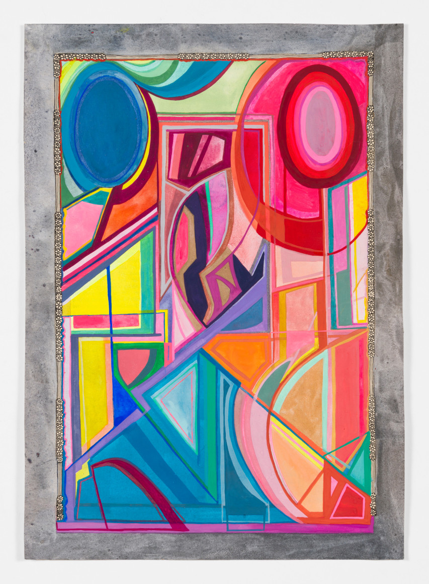 Sarah Cain ghost face, 2017