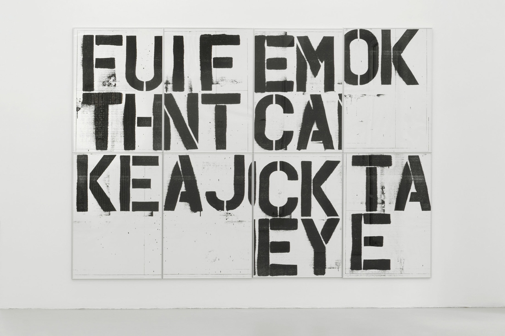 Christopher Wool Untitled (Billboard Graz), 1991/2019