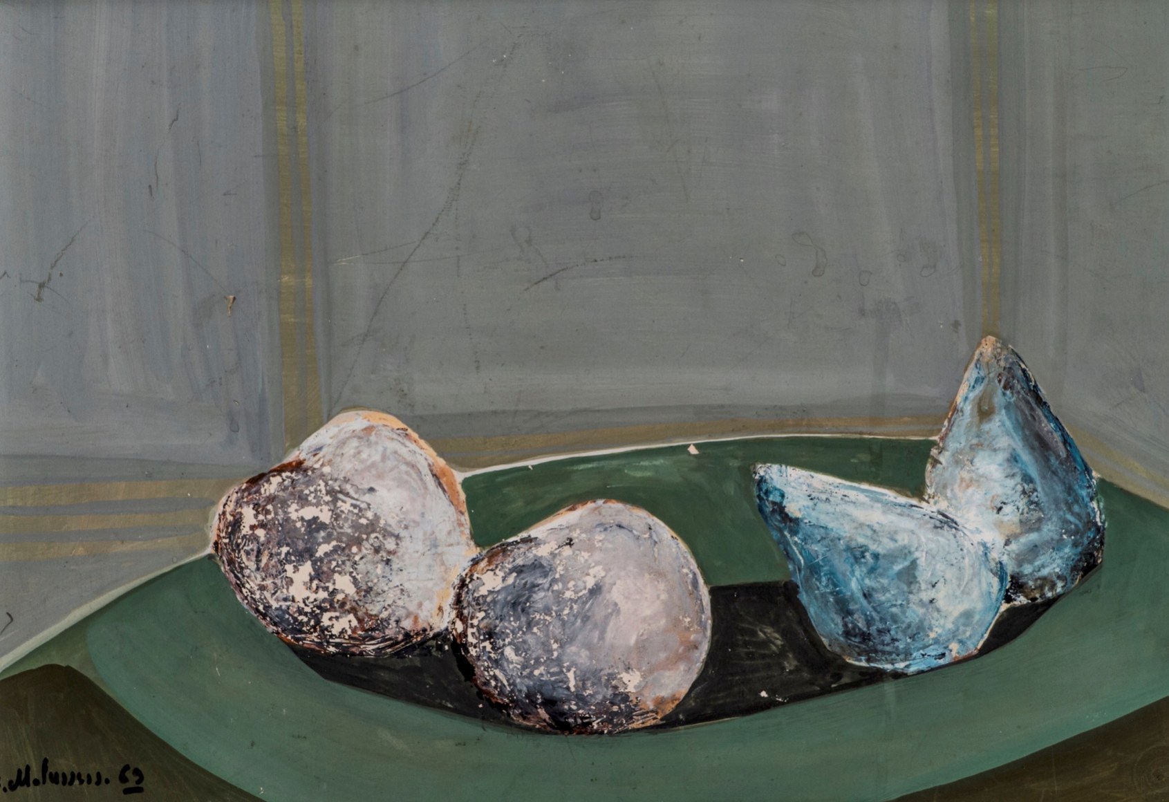 Untitled, 1969, Ink and gouche on canvas