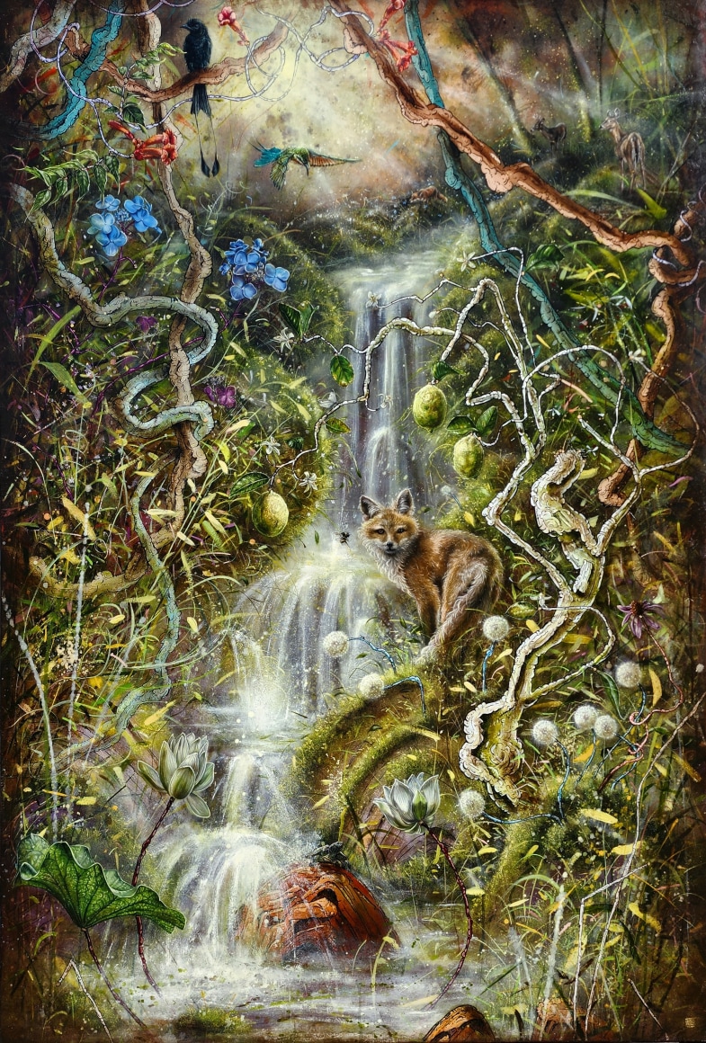 Nathaniel Galka, &quot;walking through a constellation of a golden sunset...&quot;, 2022