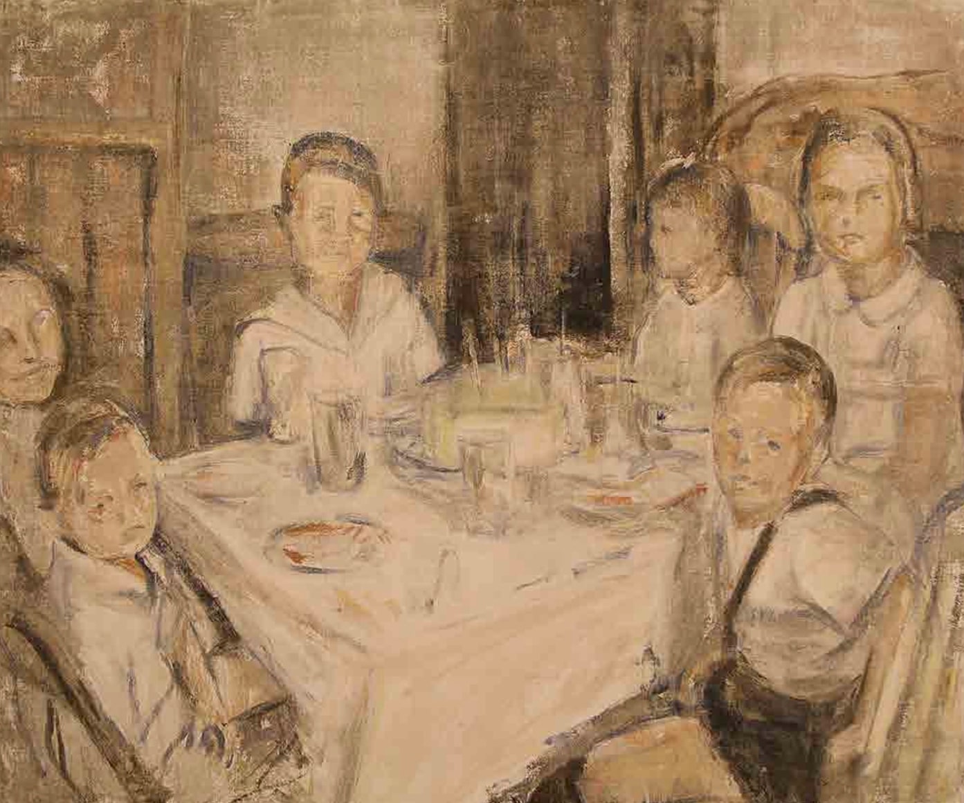 Series of The Table,&nbsp;2023, Oil on Canvas