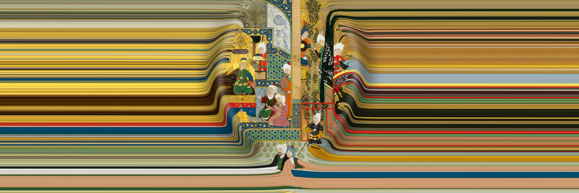 The Shah&#039;s Wise Men Approve of Zal&#039;s Marriage, 2023, Oil on Canvas