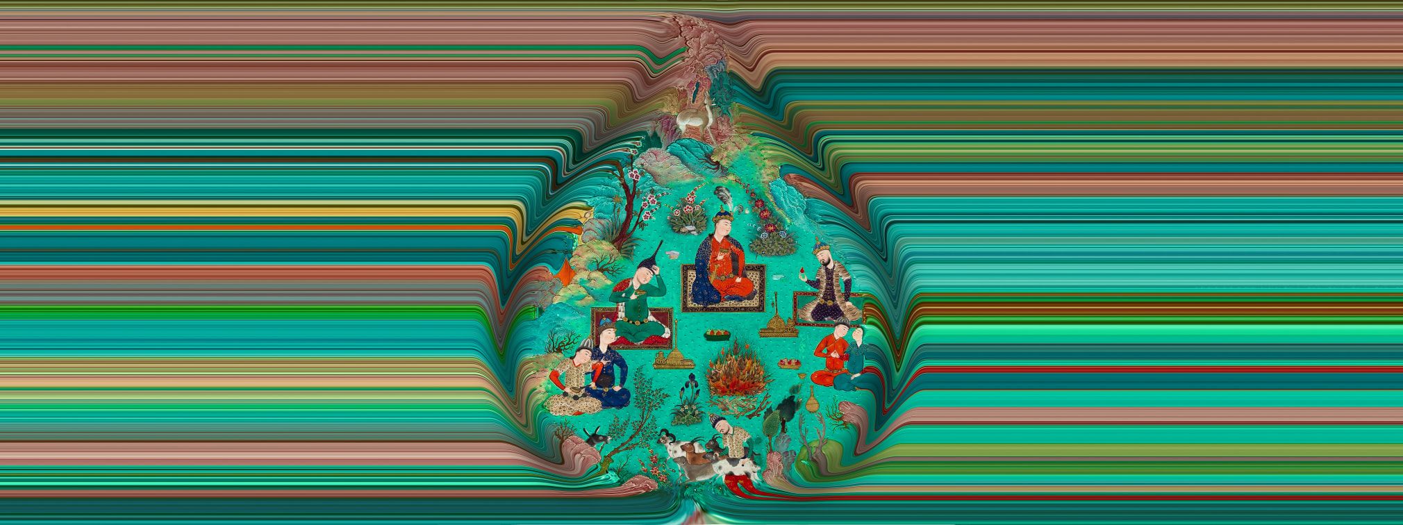 The Feast of Sada, 2023, Oil on Canvas