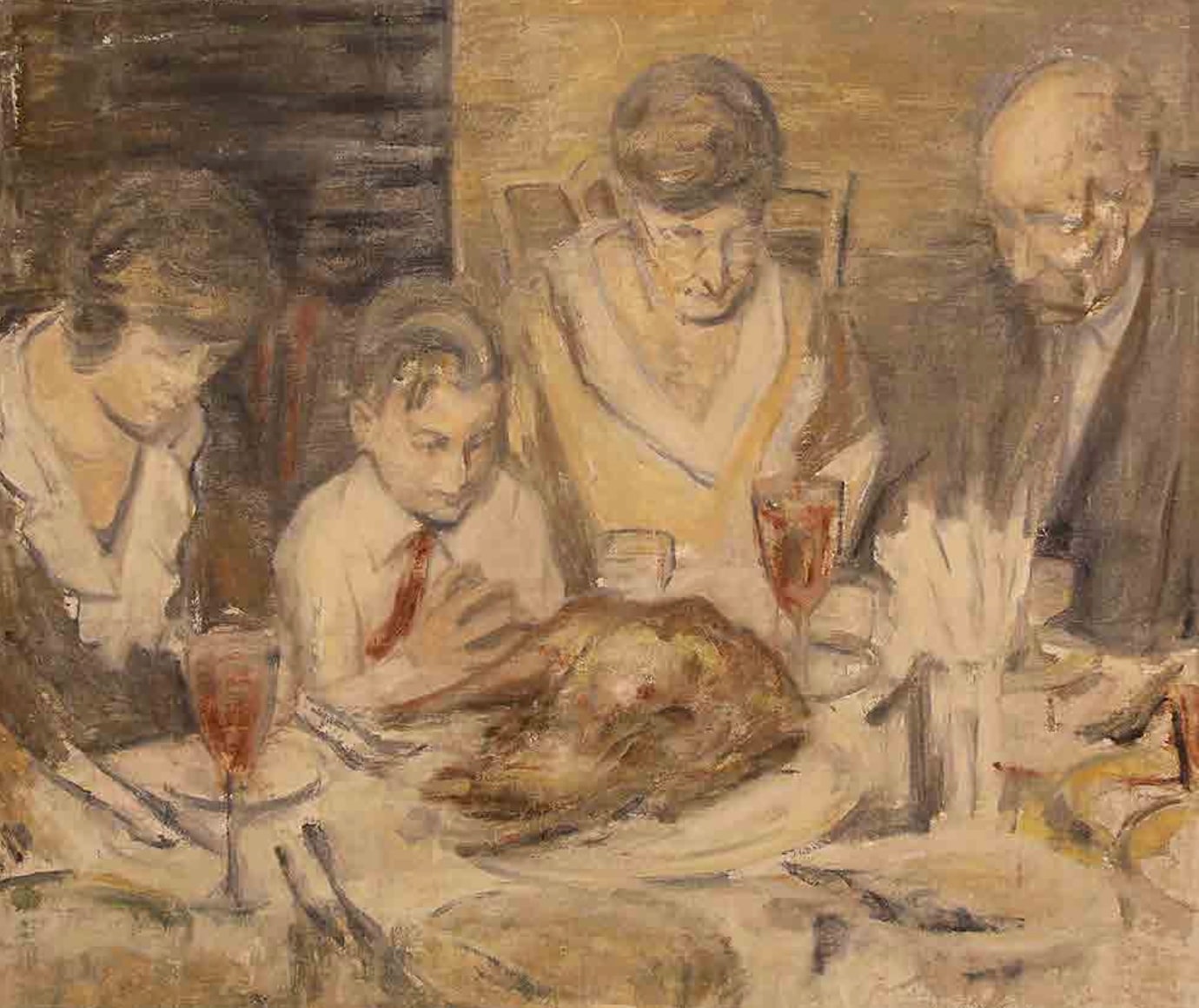 Series of The Table,&nbsp;2023, Oil on Canvas