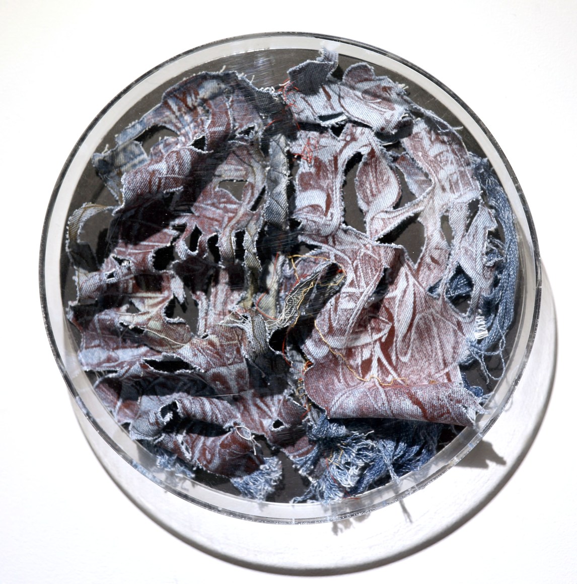 The Talisman II , 2025, Denim, Handcut