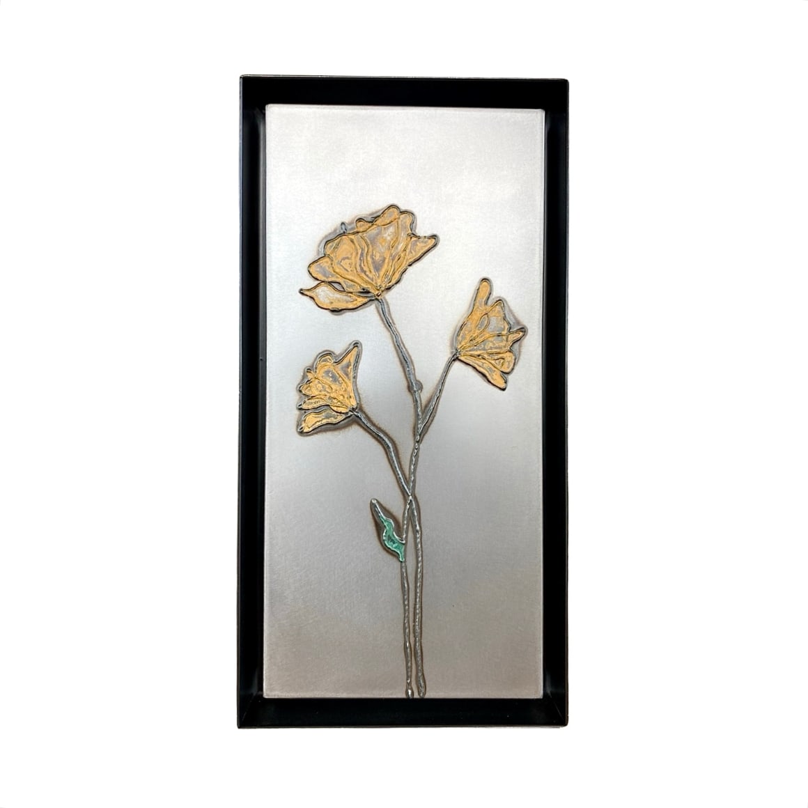 Nick Moss, Yellow Poppies, 2023 &nbsp;