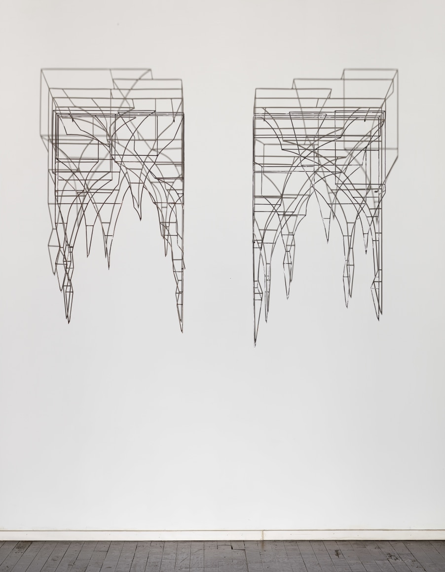Afruz Amighi, Night Painting I & Night Painting II, 2016
