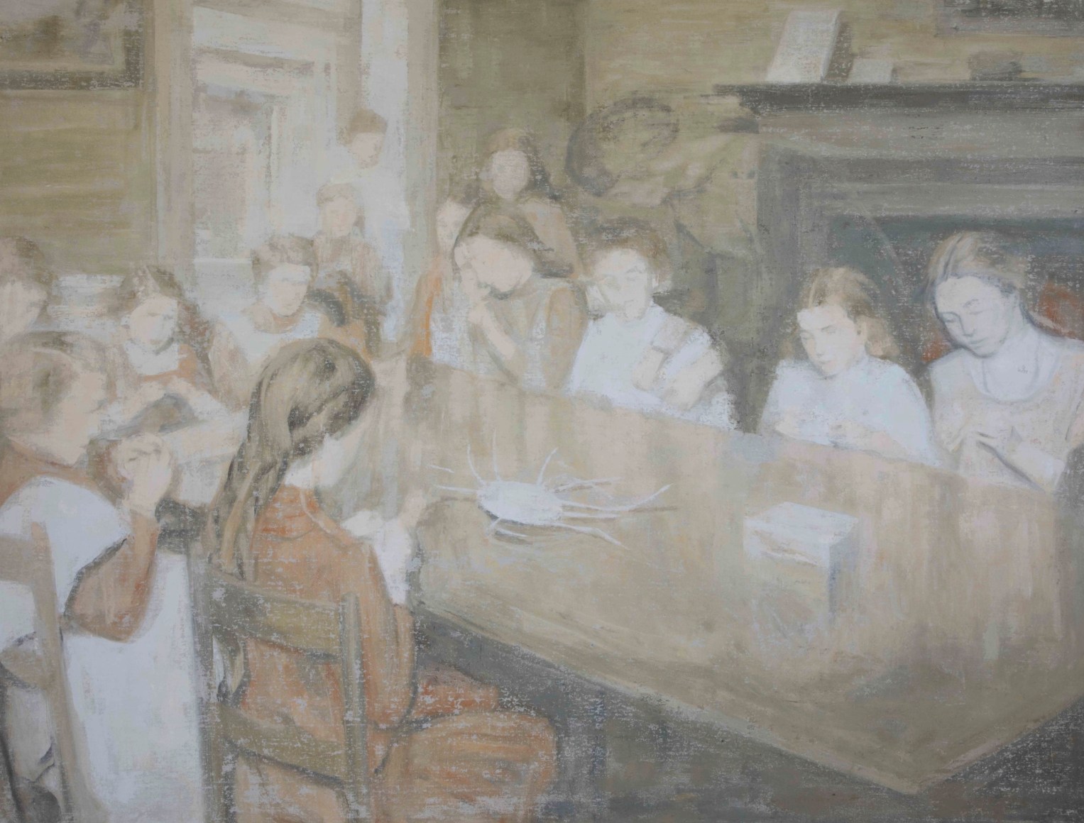 Series of The Table,&nbsp;2025, Oil on Canvas