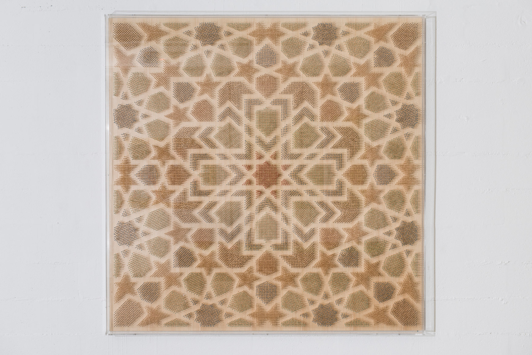 Arabesque I (Lost Heritage), 2013&nbsp;, 21150 matches on wood and plexiglas&nbsp;