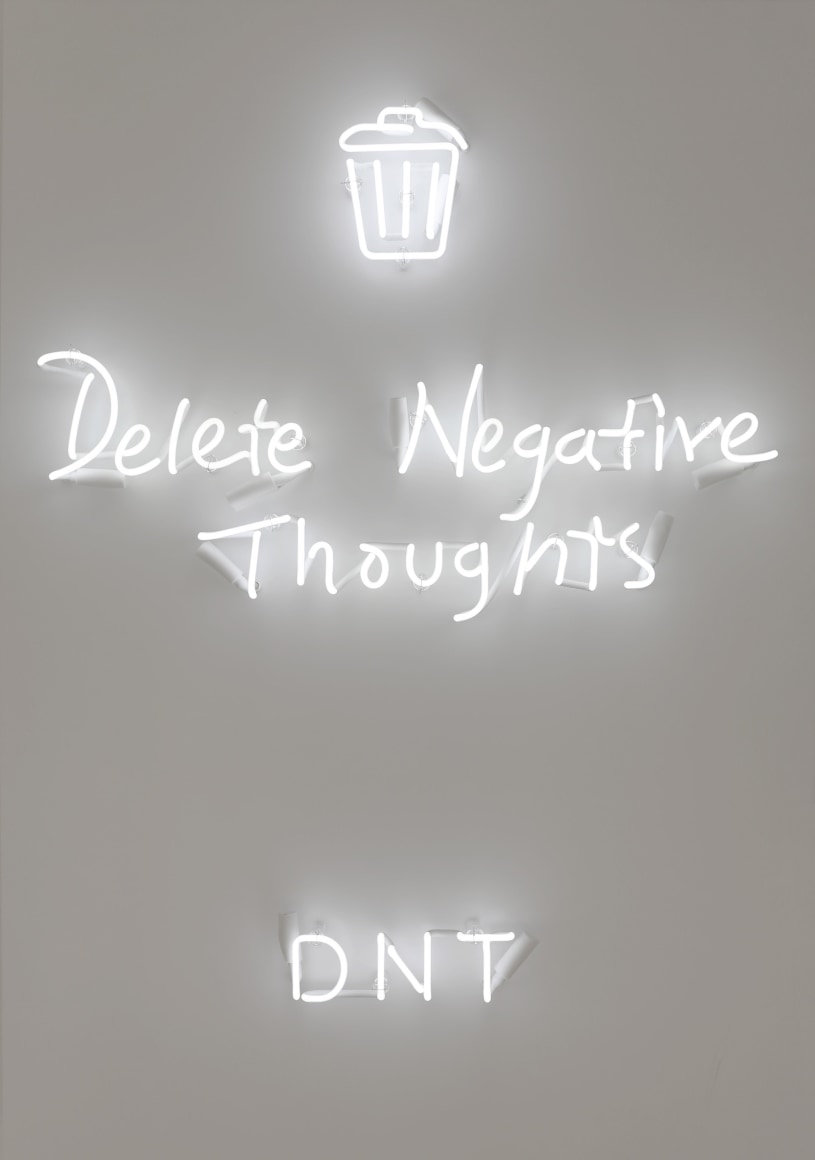 DNT, 2018, Neon mounted on metal