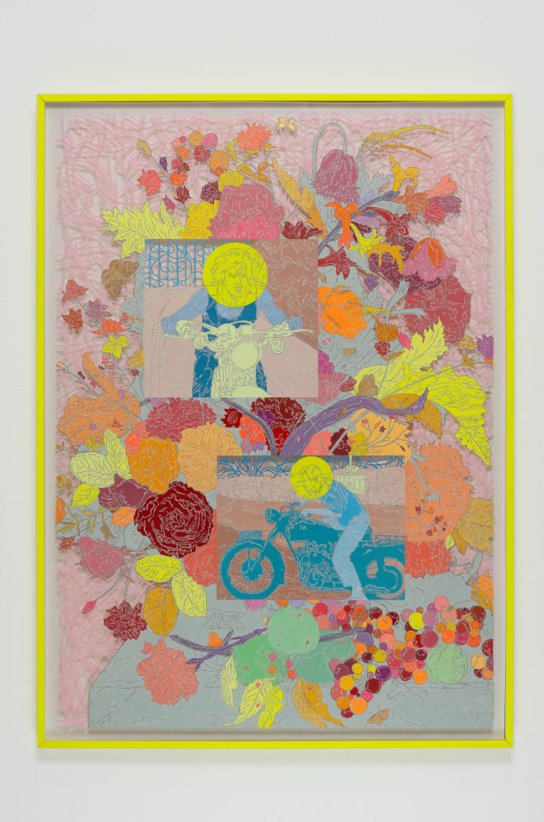 Samuel Stabler, Untitled Combine (Stallone, McQueen), 2021