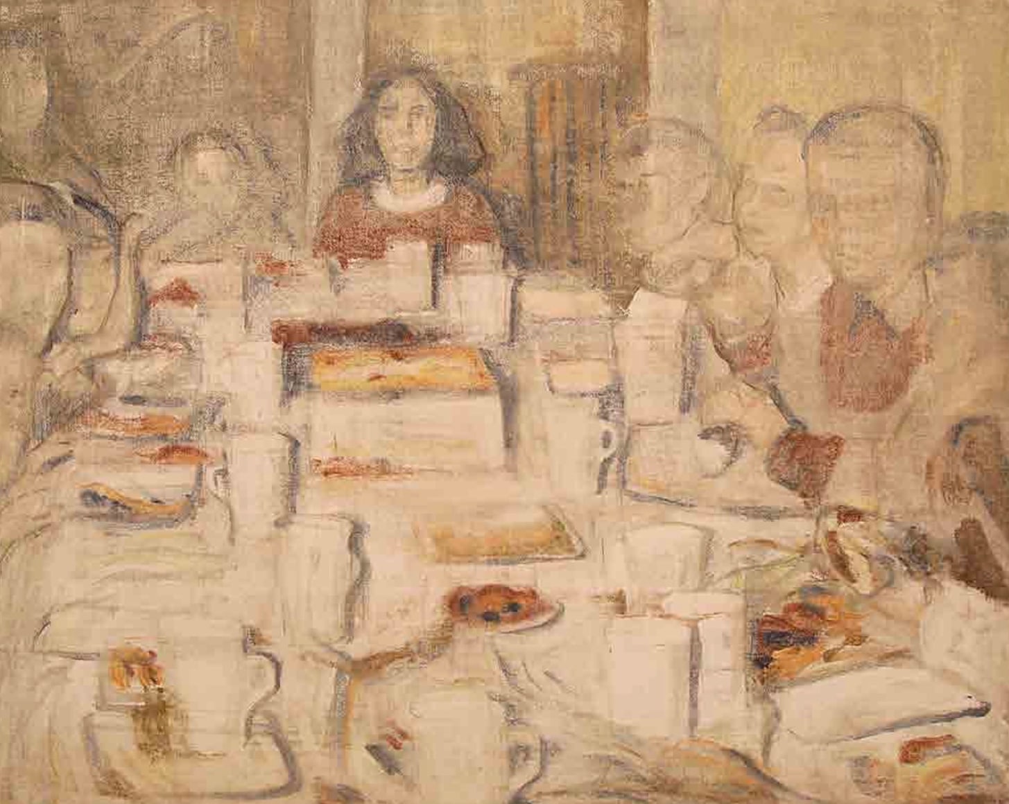 Series of The Table,&nbsp;2023, Oil on Canvas