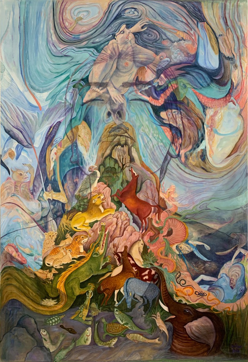 Chaotic Dream,&nbsp;2020, Oil on linen&nbsp;