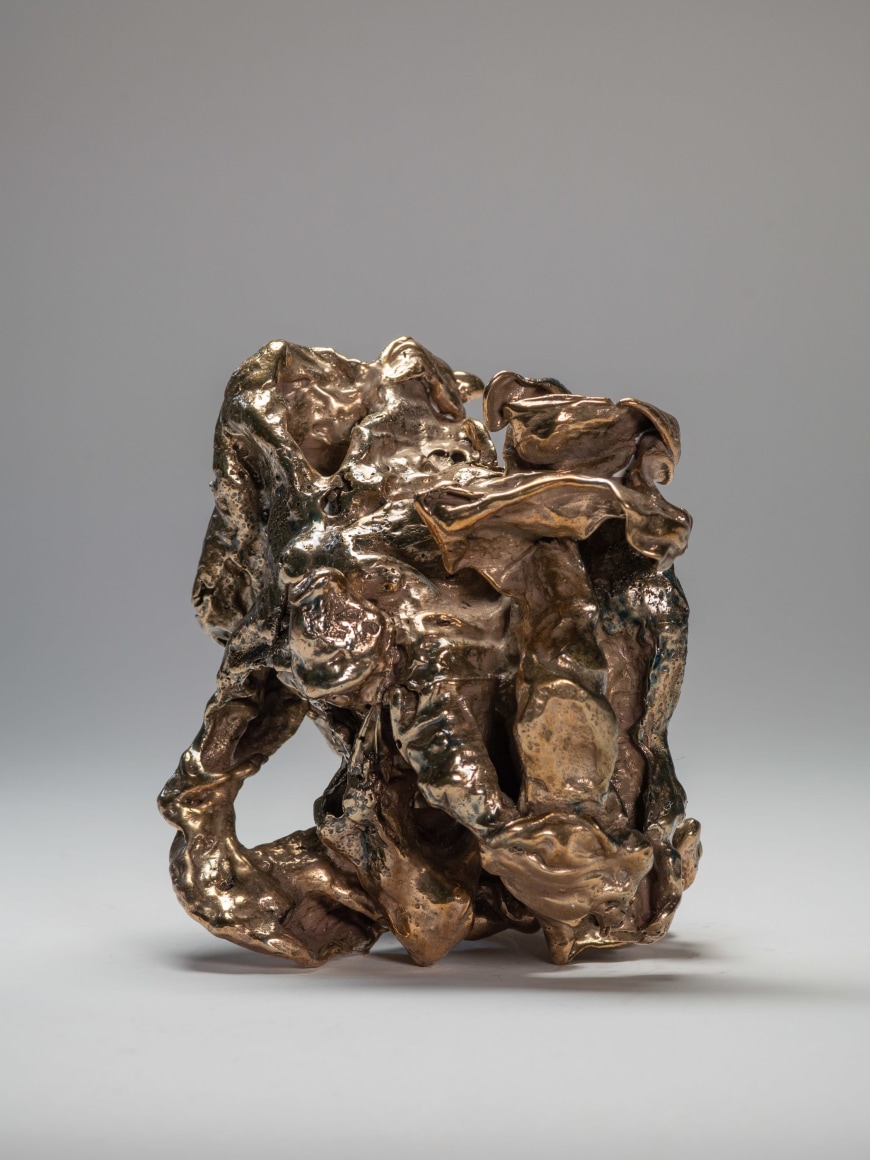 #263, Painted Bronze 6.5 x 6.5 x 5.5 in