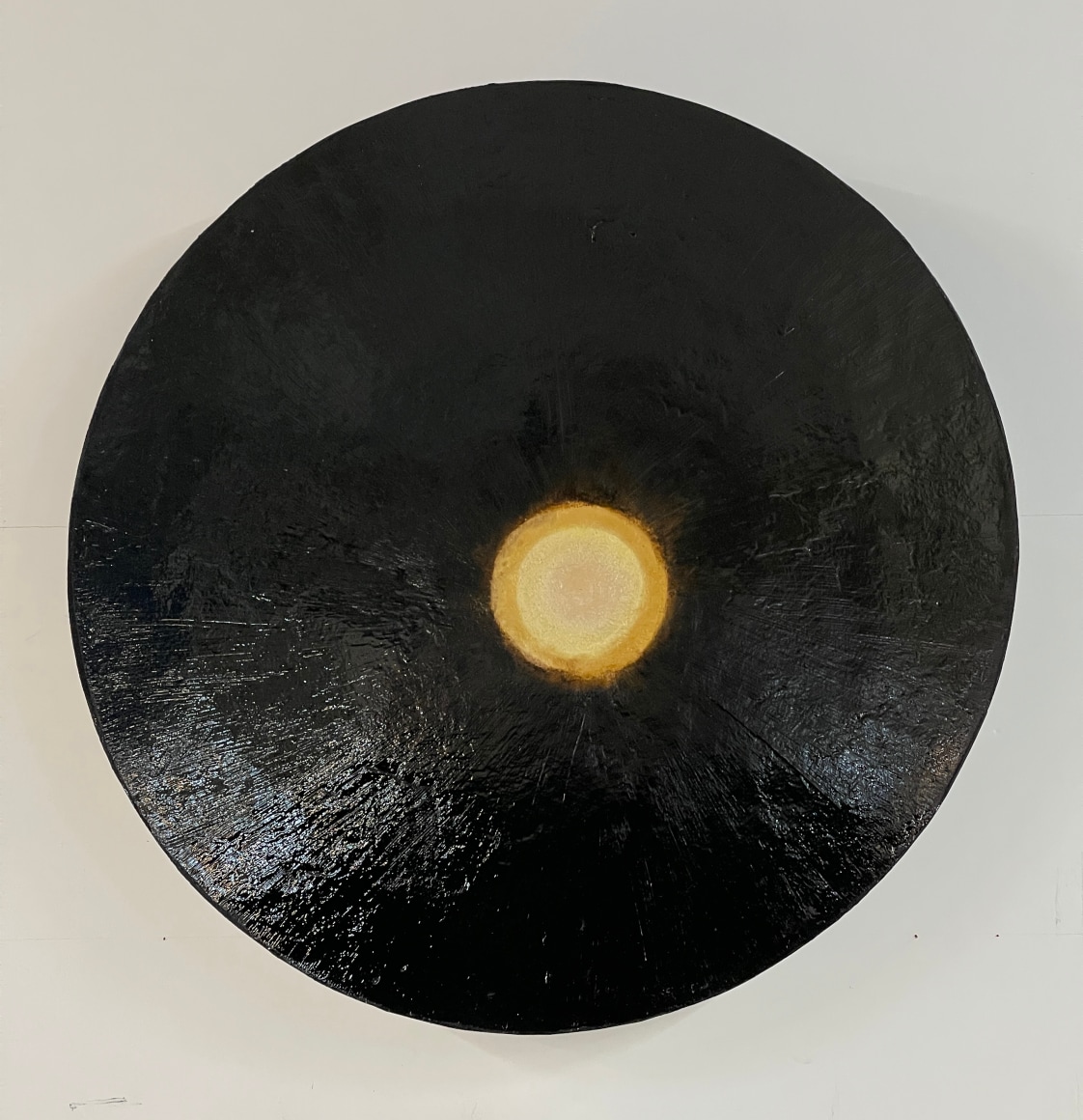 NIGHT INHALING THE LGHT, 2022, Mixed media on shaped fiber glass