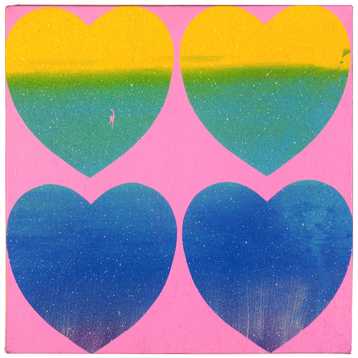 Andy Warhol Four Hearts, 1983