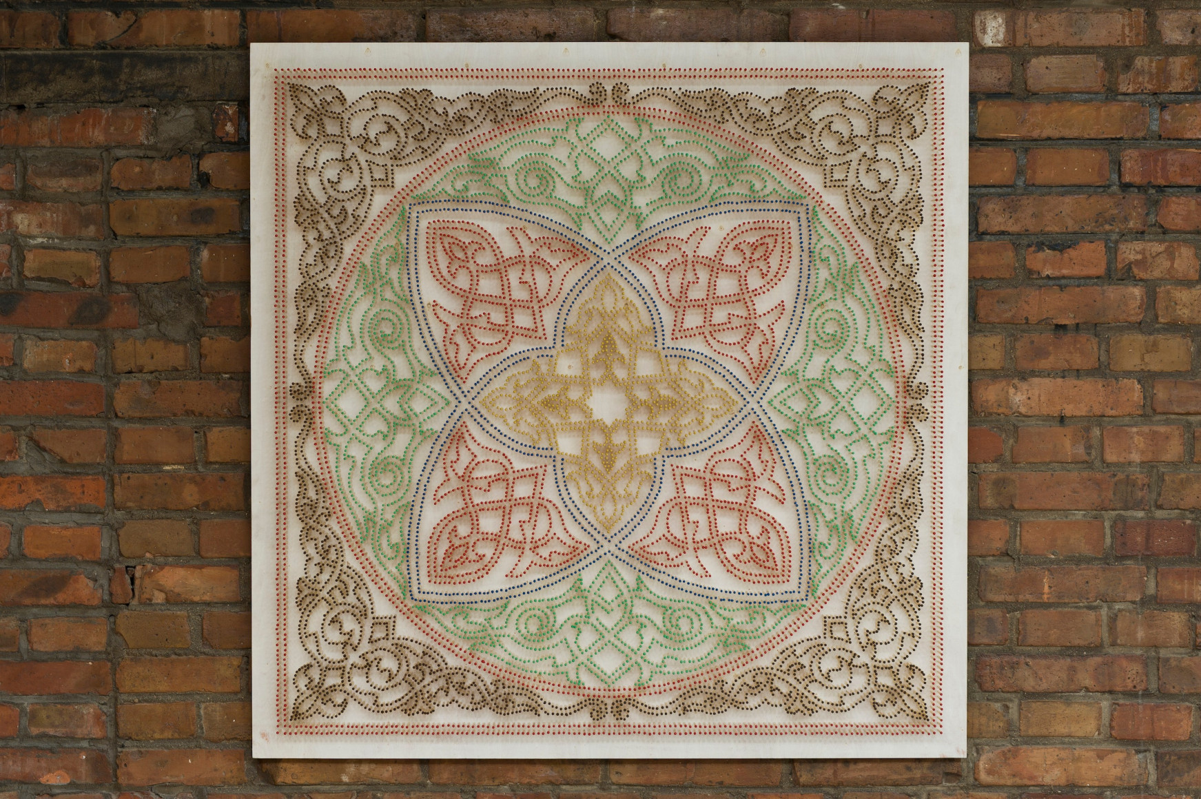 Khayameya, 2012&nbsp;, 11830 matches on wood and plexiglas&nbsp;