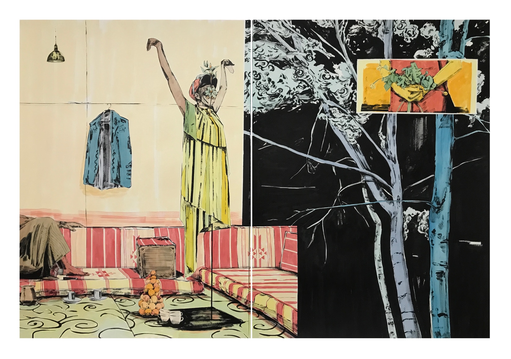 William Buchina, Interior Scene #5: Preparing for Guests&rsquo; Arrival,