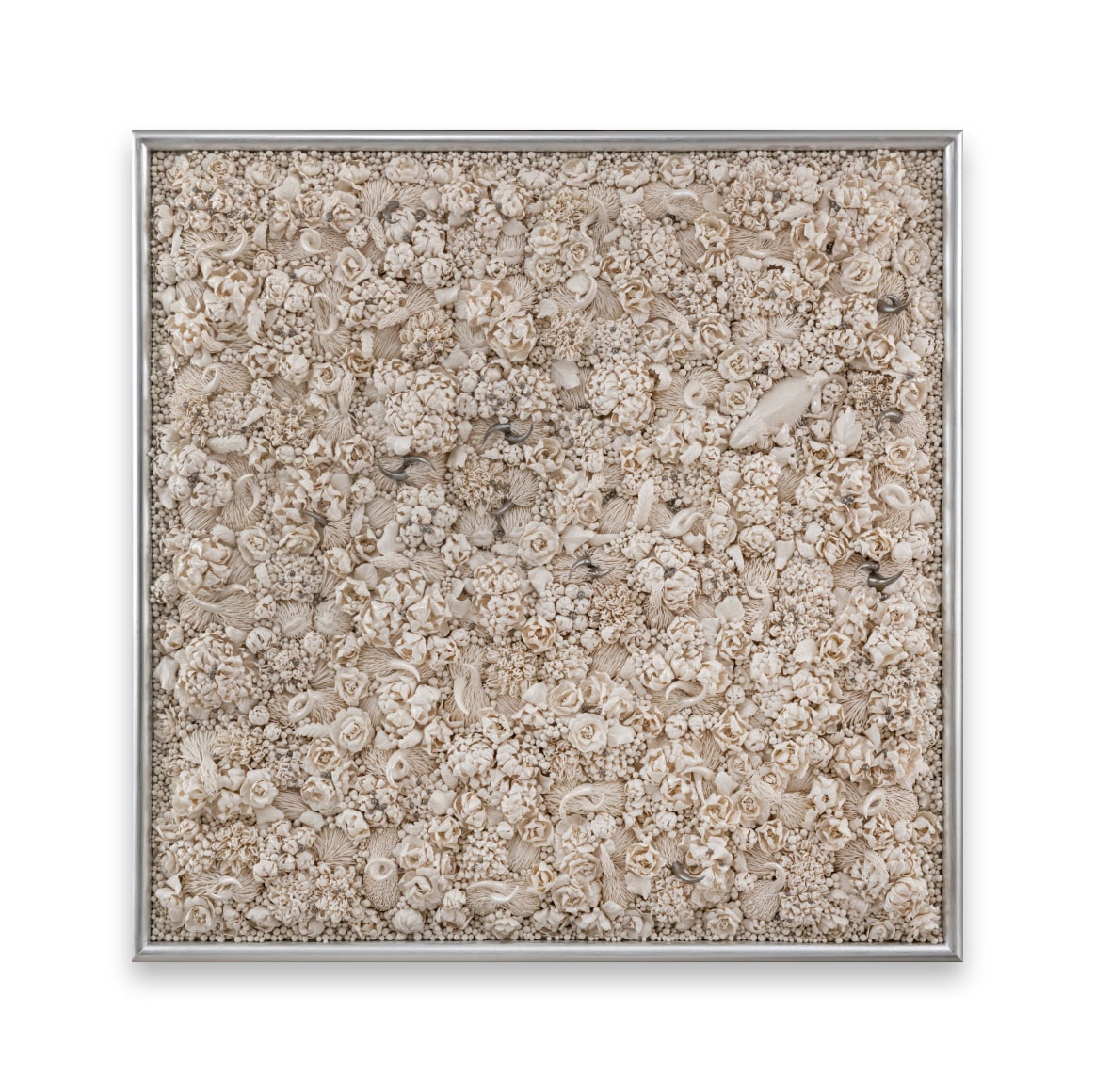 Bearded Dragon&rsquo;s Habitat, 2022, Porcelain, Platinum Decorated