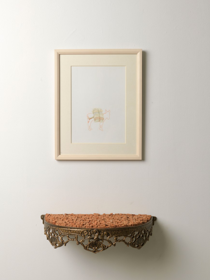 Weight, 2015 Gouache on paper