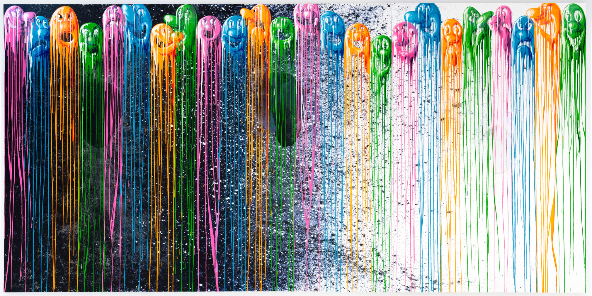Kenny Scharf, We&#039;re Melting Together Night and Day, 2017