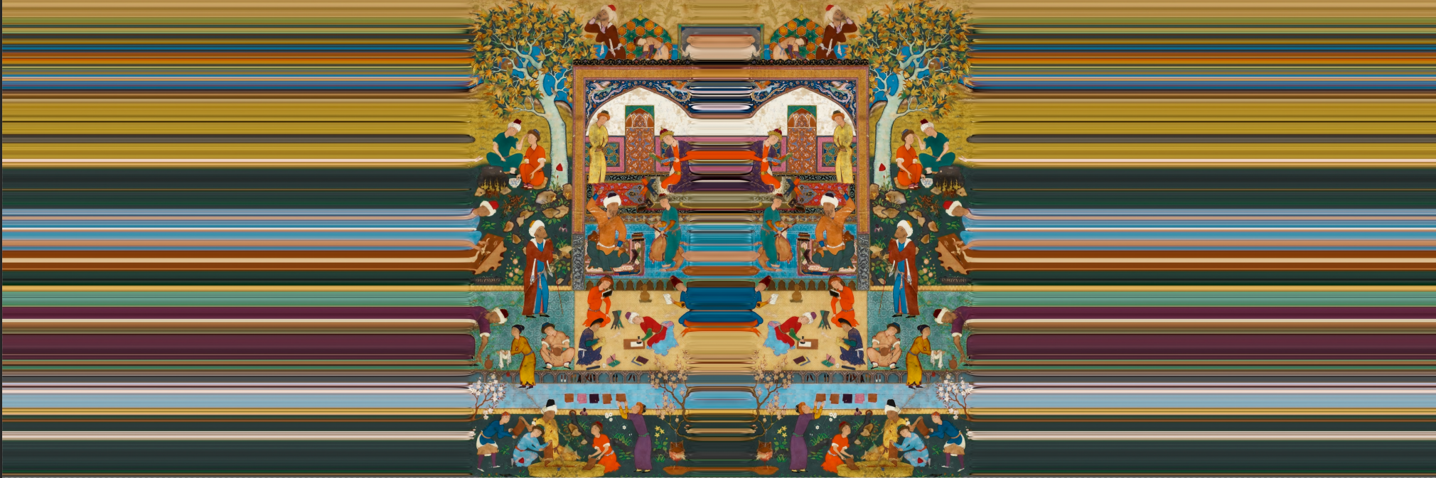 School Scene, 2023, Oil on Canvas