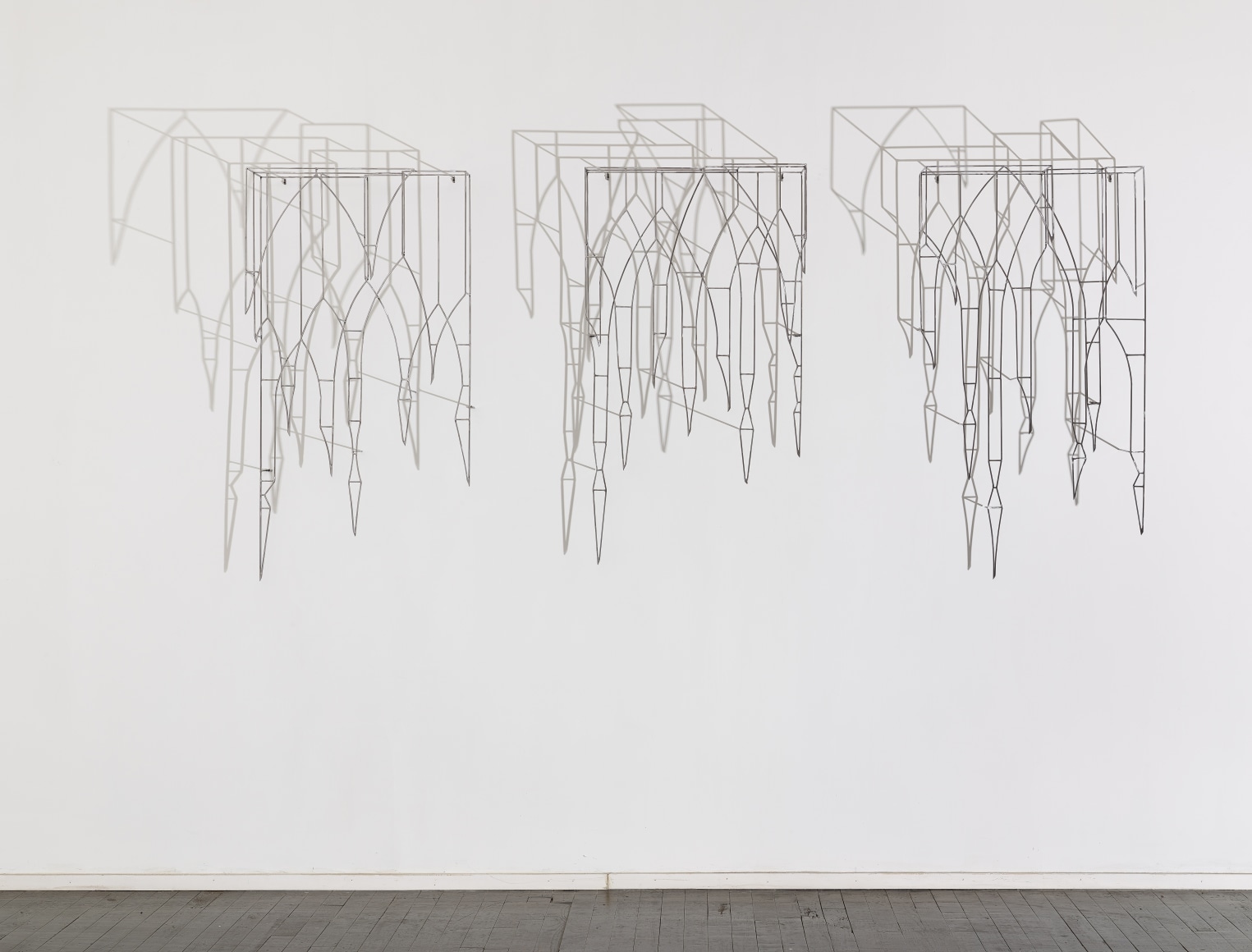 Night Paintings, Series II, 2016, Steel, light