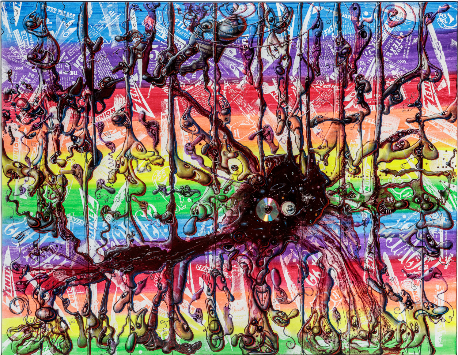 Kenny Scharf, Petroleumonsters, 2017