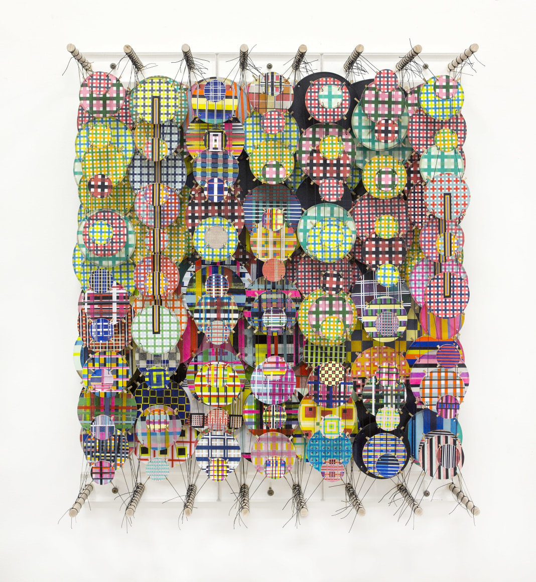 Jacob Hashimoto Fragments of the Sun Frozen in this Strangely Fretted Light, 2017