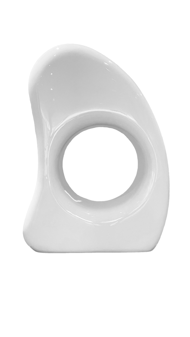 Sail Form, 2016, White Enamel on Fiberglass