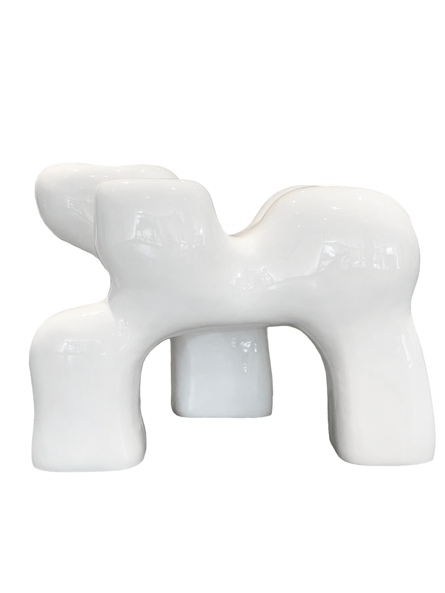 Fala, 2019, White Enamel on Fiberglass