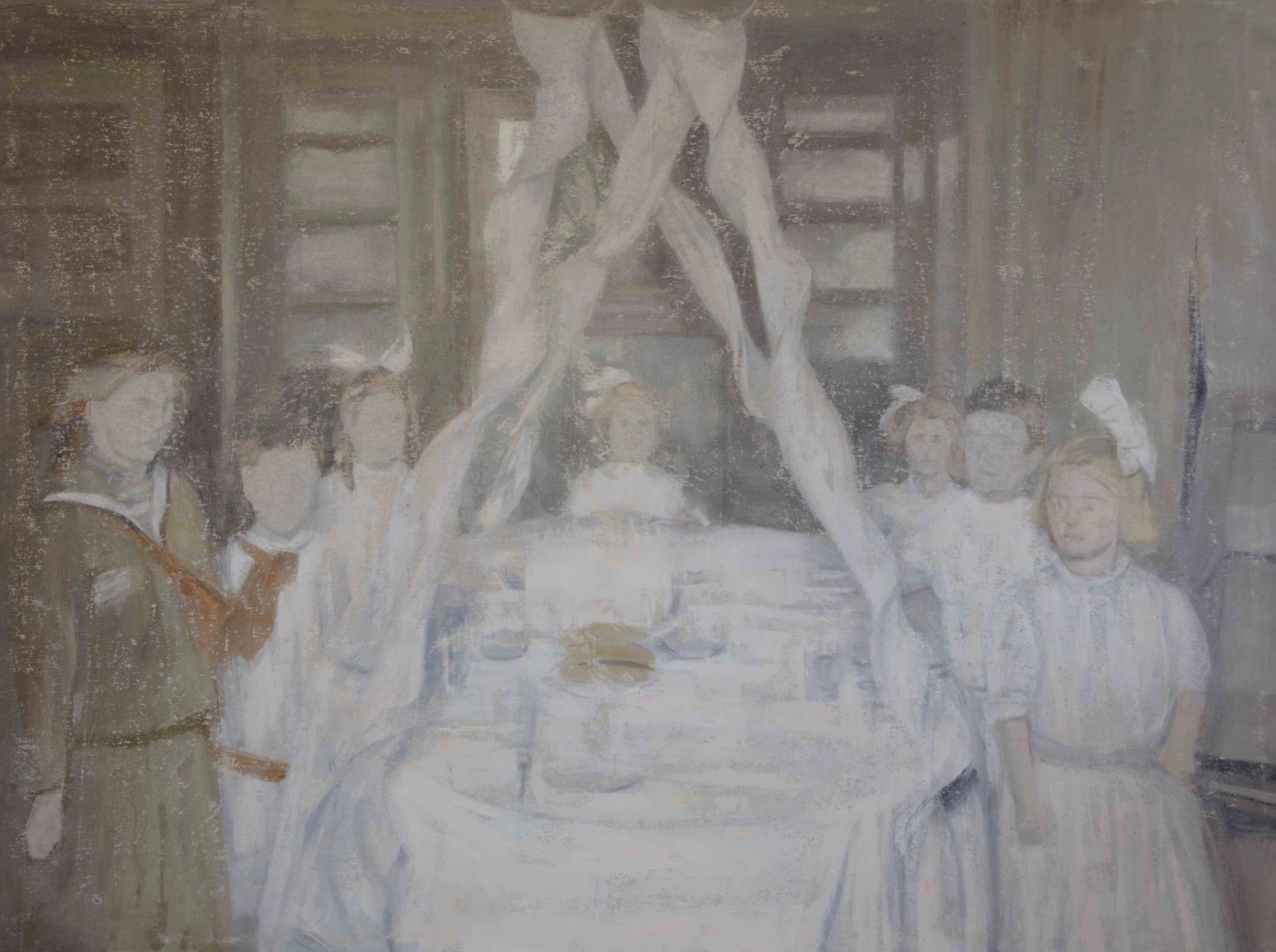 Series of The Table,&nbsp;2025, Oil on Canvas