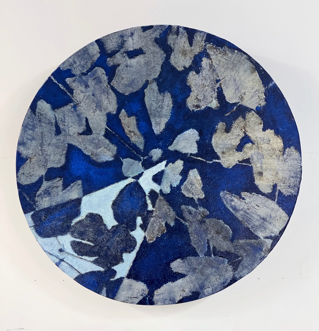 A Day Slice, 2022, Mixed media on shaped fiber glass