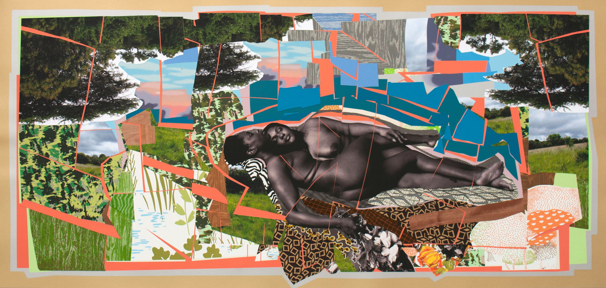 Mickalene Thomas Sleep: Deux Femmes Noires, 2013