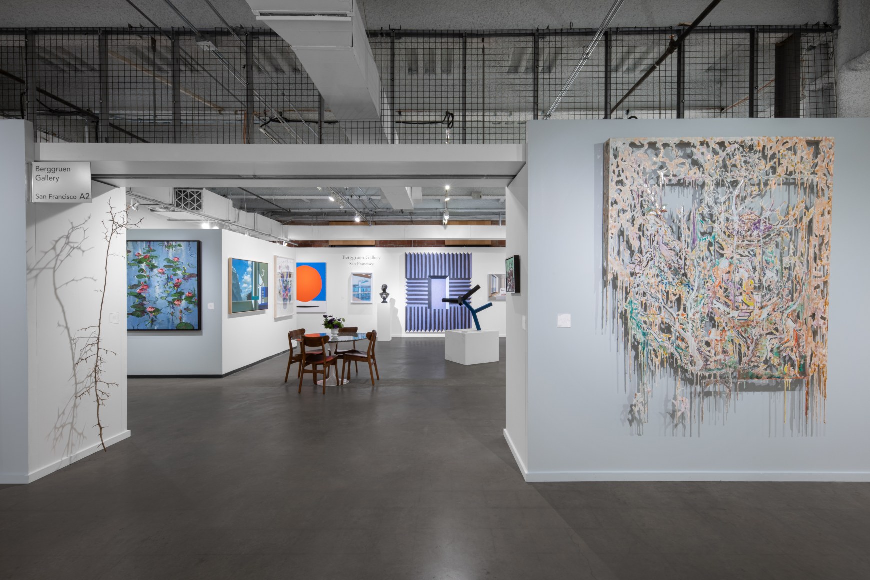 Installation view of Booth A2 at the 2024 Dallas Art Fair. Installation photography by Mikhail Mishin.&nbsp;