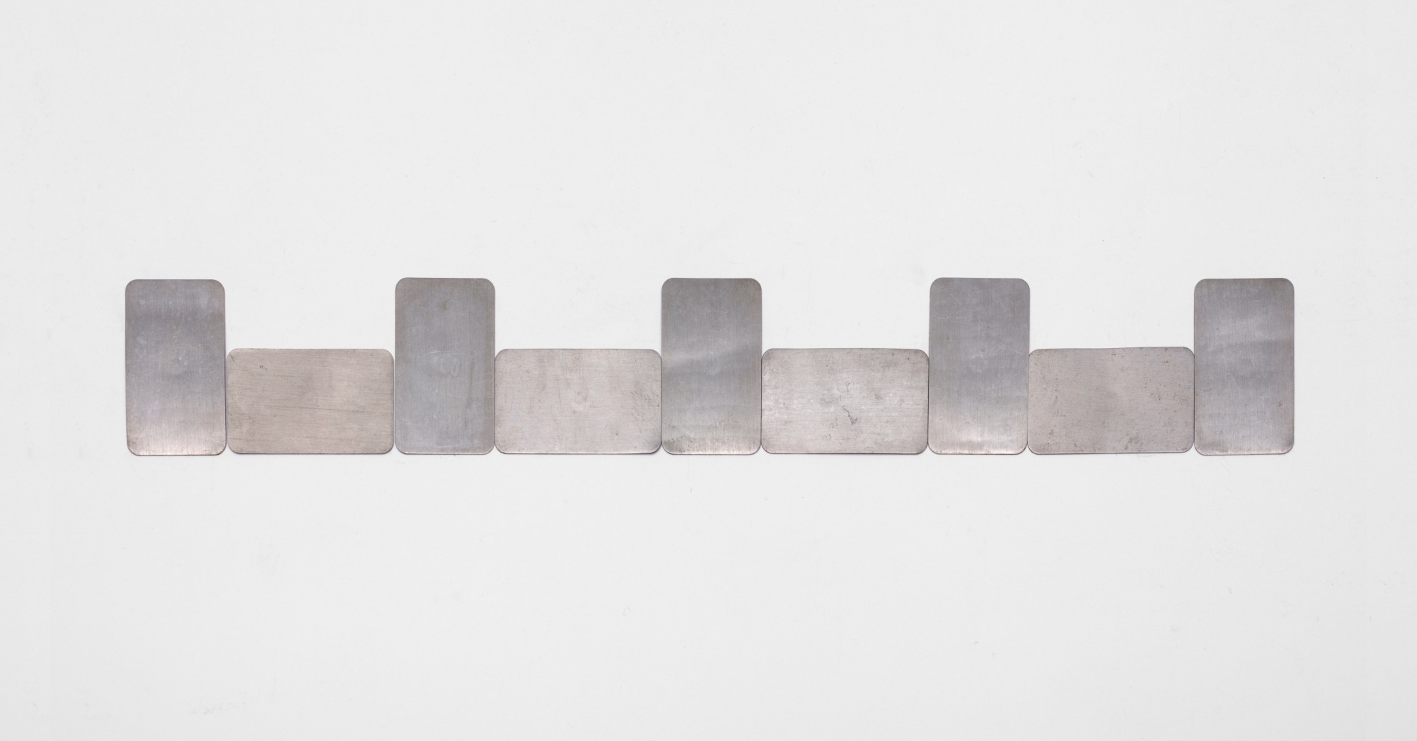 Carl Andre 9 Al See/Saw Row, 2016