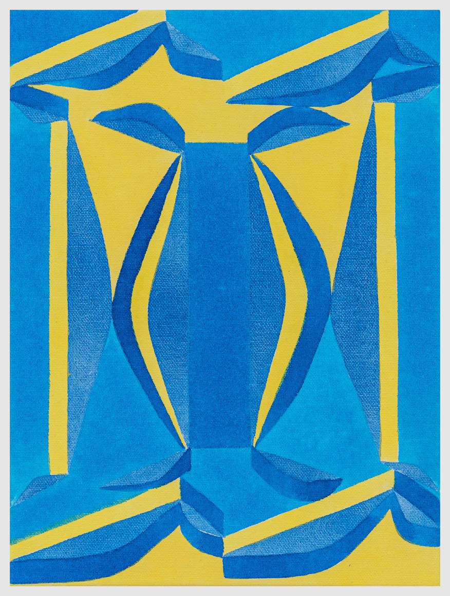 Margaux Ogden Bathers (Cerulean & Yellow), 2023
