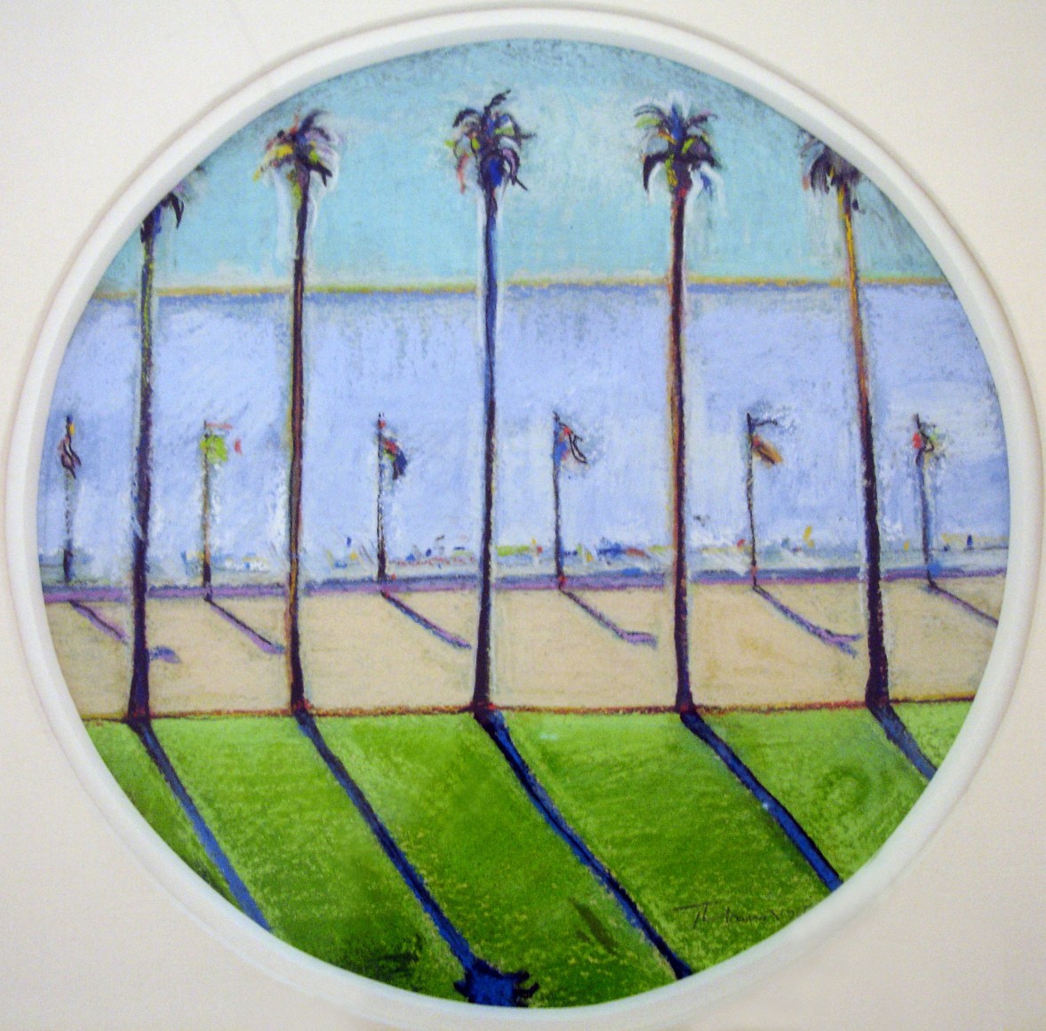 Wayne Thiebaud Palm Row, 1966