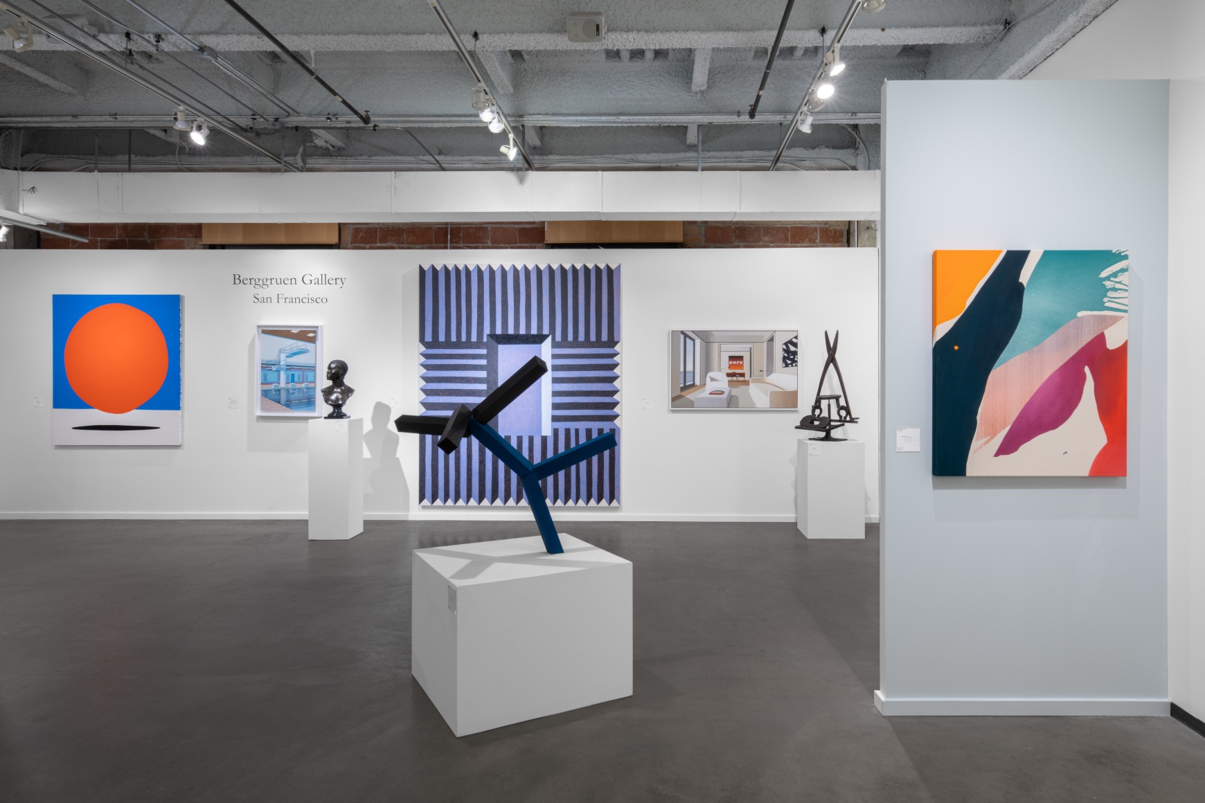 Installation view of Booth A2 at the 2024 Dallas Art Fair. Installation photography by Mikhail Mishin.&nbsp;