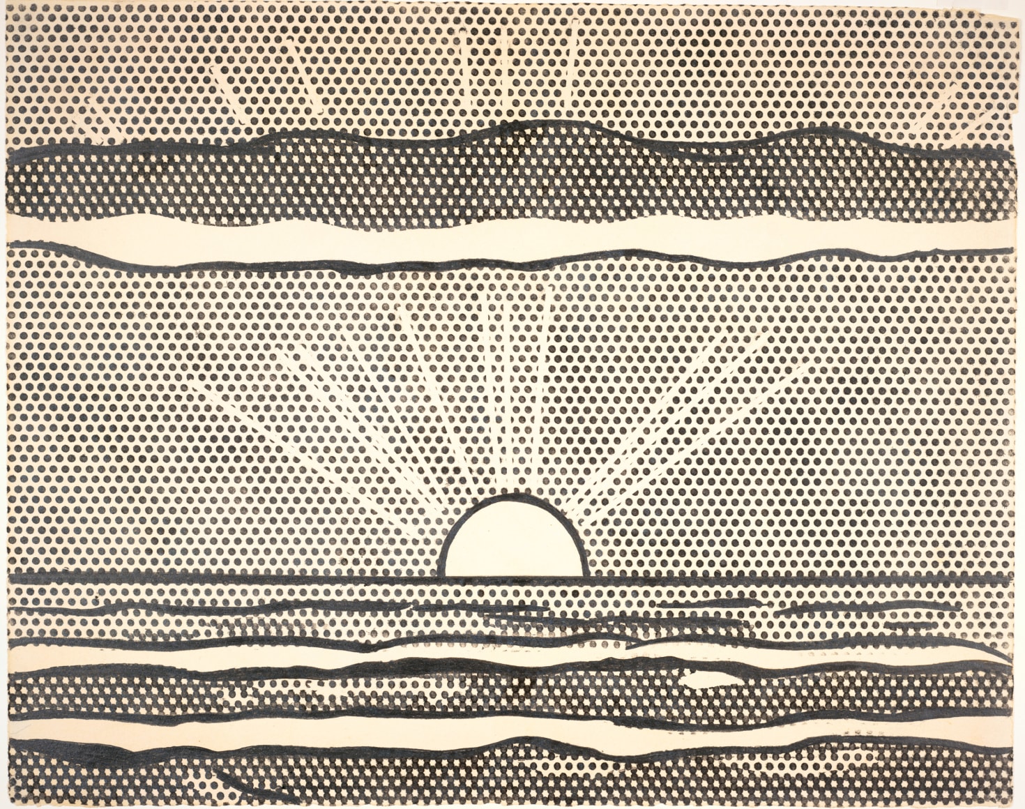 Roy Lichtenstein, Drawing for Landscape, 1964    