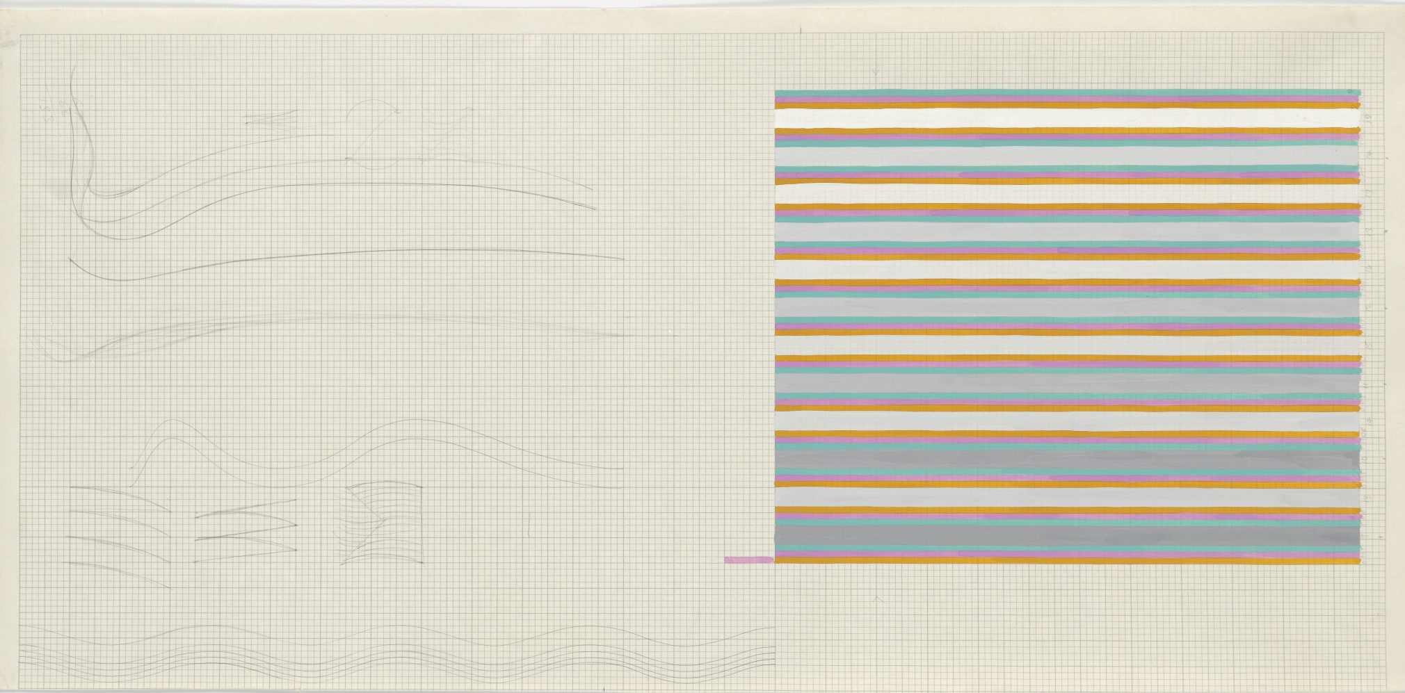 Bridget Riley Untitled (Related to 'Sound'), 1972
