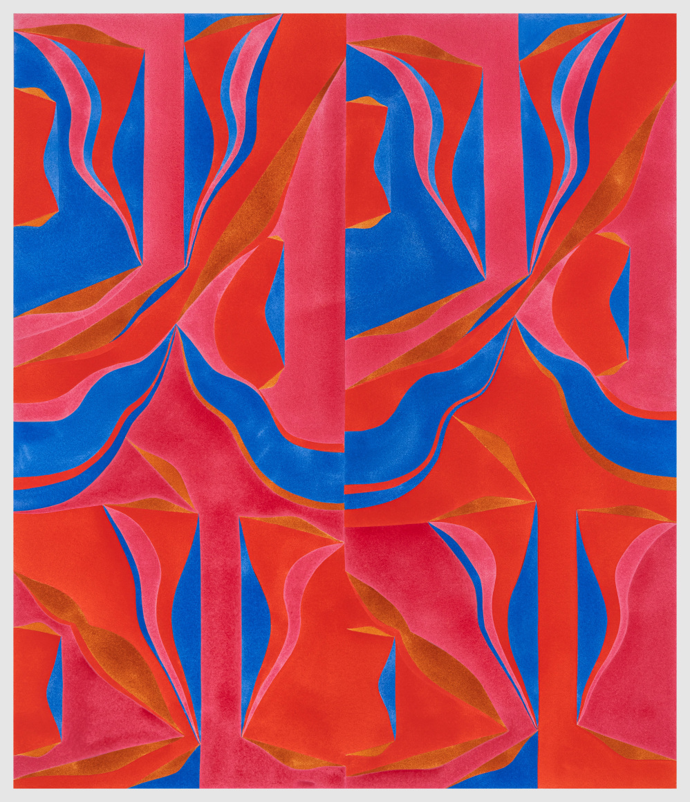 Margaux Ogden Bathers (Blue, Red & Pink), 2023