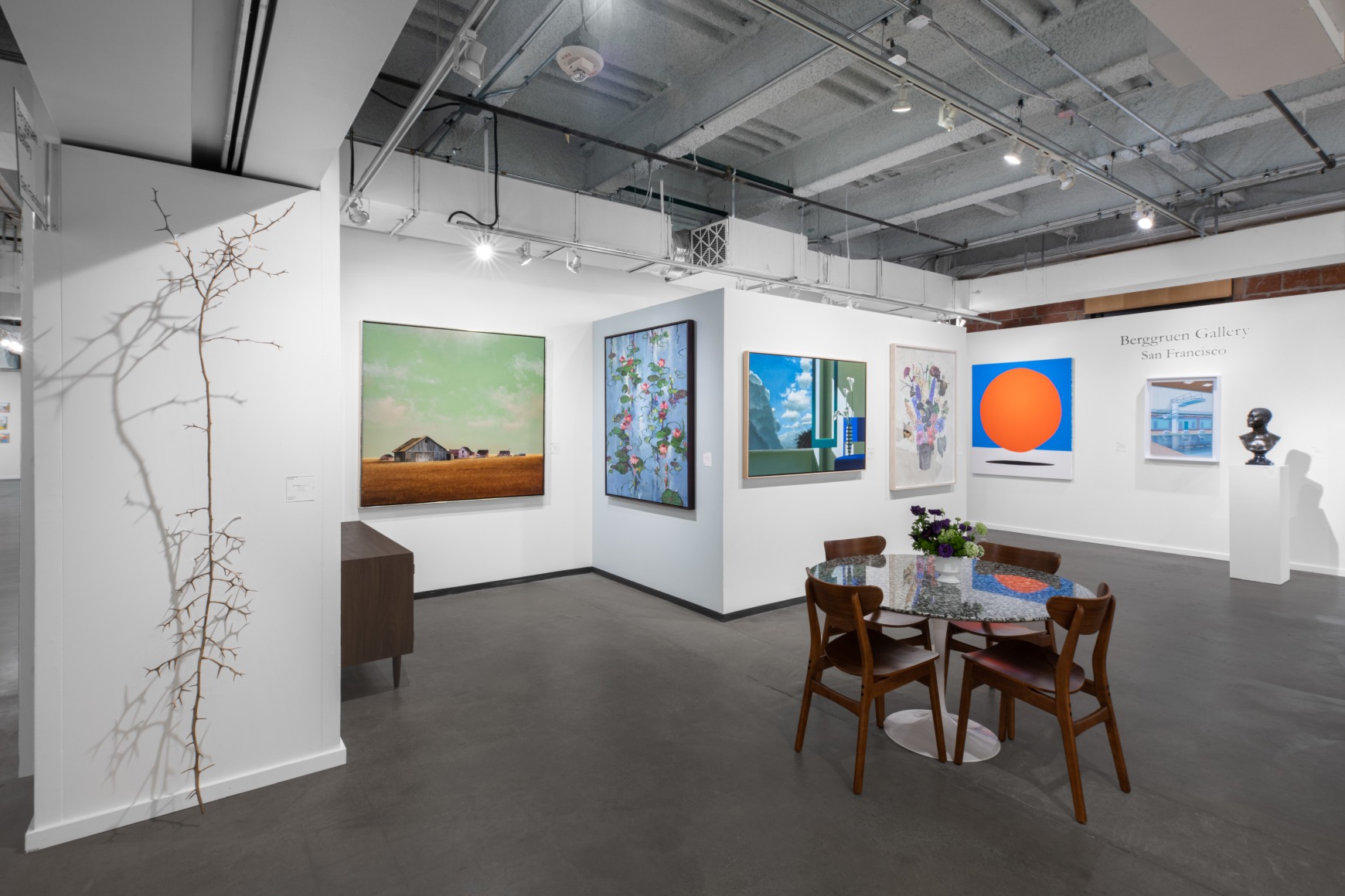 Installation view of Booth A2 at the 2024 Dallas Art Fair. Installation photography by Mikhail Mishin.&nbsp;