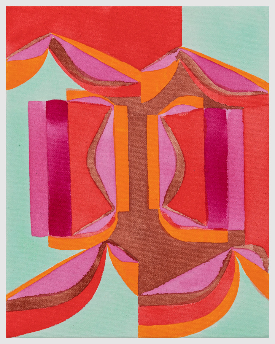 Margaux Ogden Bathers (Red, Mint, Orange & Pink), 2023