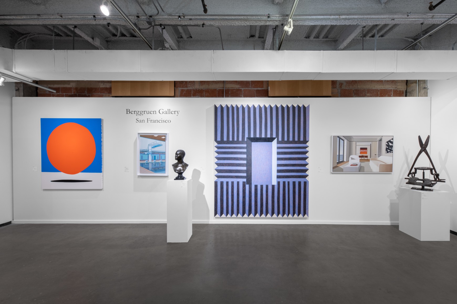 Installation view of Booth A2 at the 2024 Dallas Art Fair. Installation photography by Mikhail Mishin.&nbsp;
