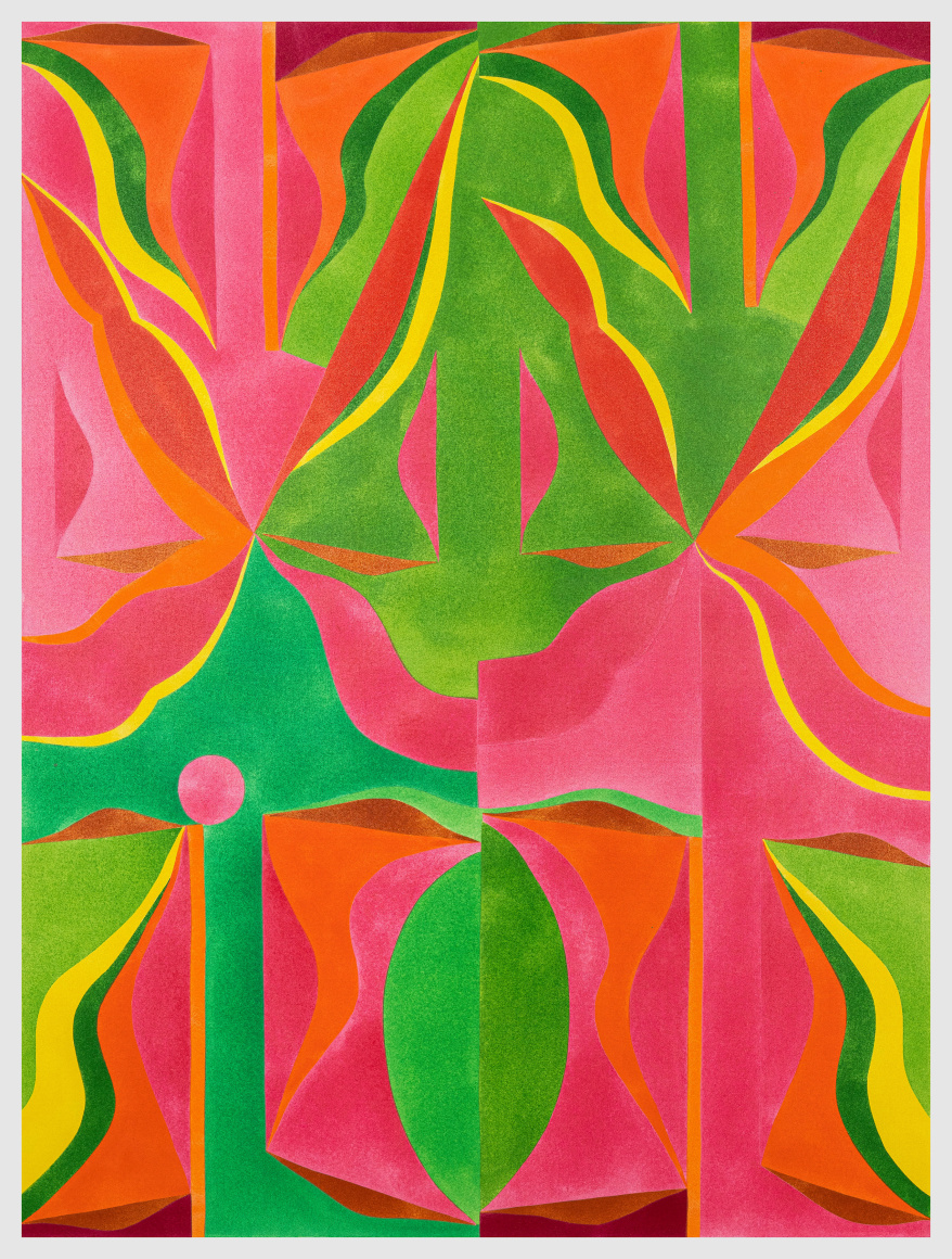 Margaux Ogden Bathers (Light Pink, Yellow, Orange, Red & Green), 2023