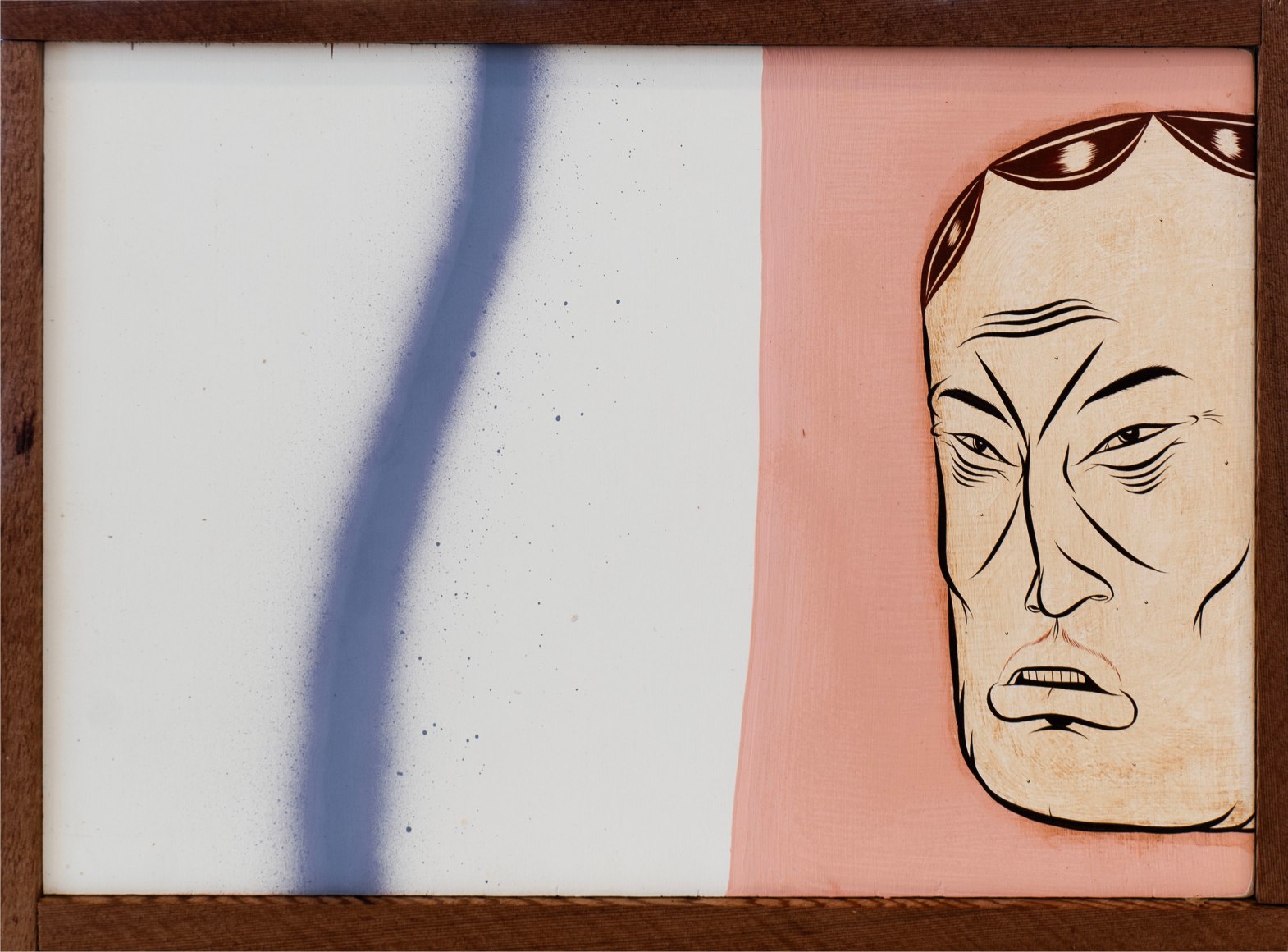 Barry McGee Untitled (Pink Head), 2024